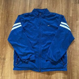 Vintage 90s Nike Tennis Corduroy Zip Up Jacket